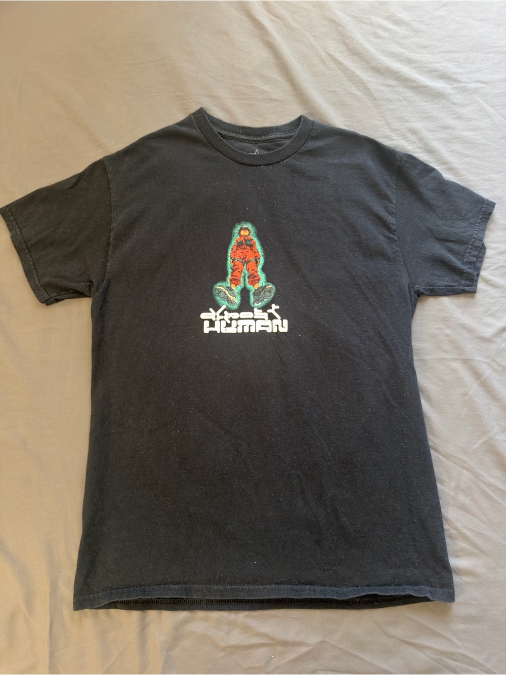 Almost Human Black Graphic Tee